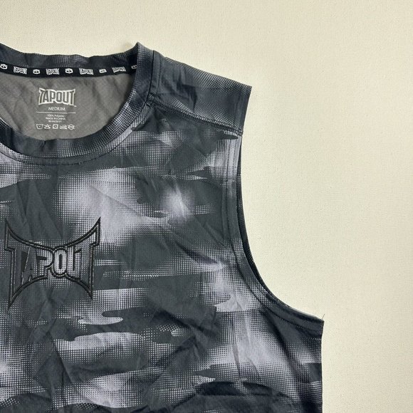 Tapout Tank Top Men Medium Sleeveless Shirt Camo Graphic Activewear Athletic Gym - Picture 5 of 9